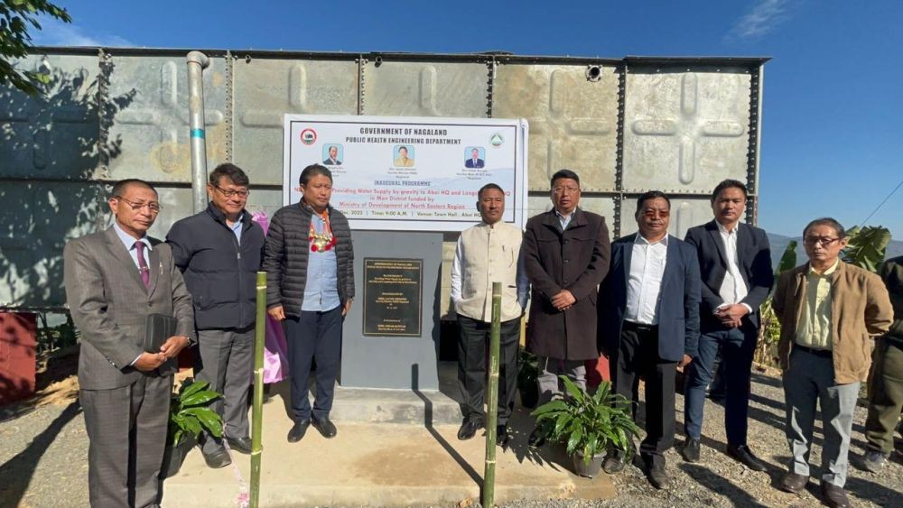 NLCPR project providing water supply by gravity in Aboi, Mon District was inaugurated by Jacob Zhimomi, Minister, PHED Nagaland on December 8.